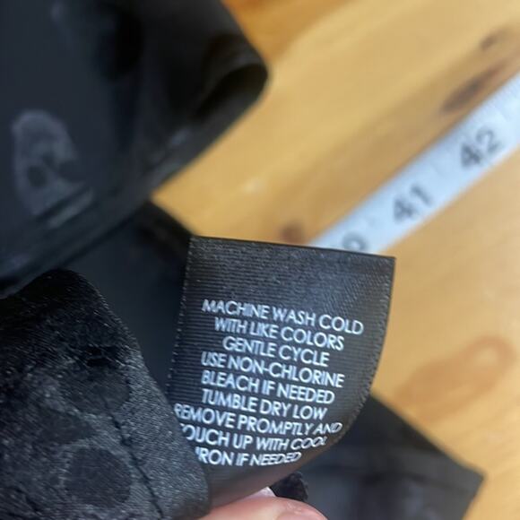 New! Torrid Black s/s jacquard sweetheart button front skull dress women's 0/12 - Picture 11 of 13